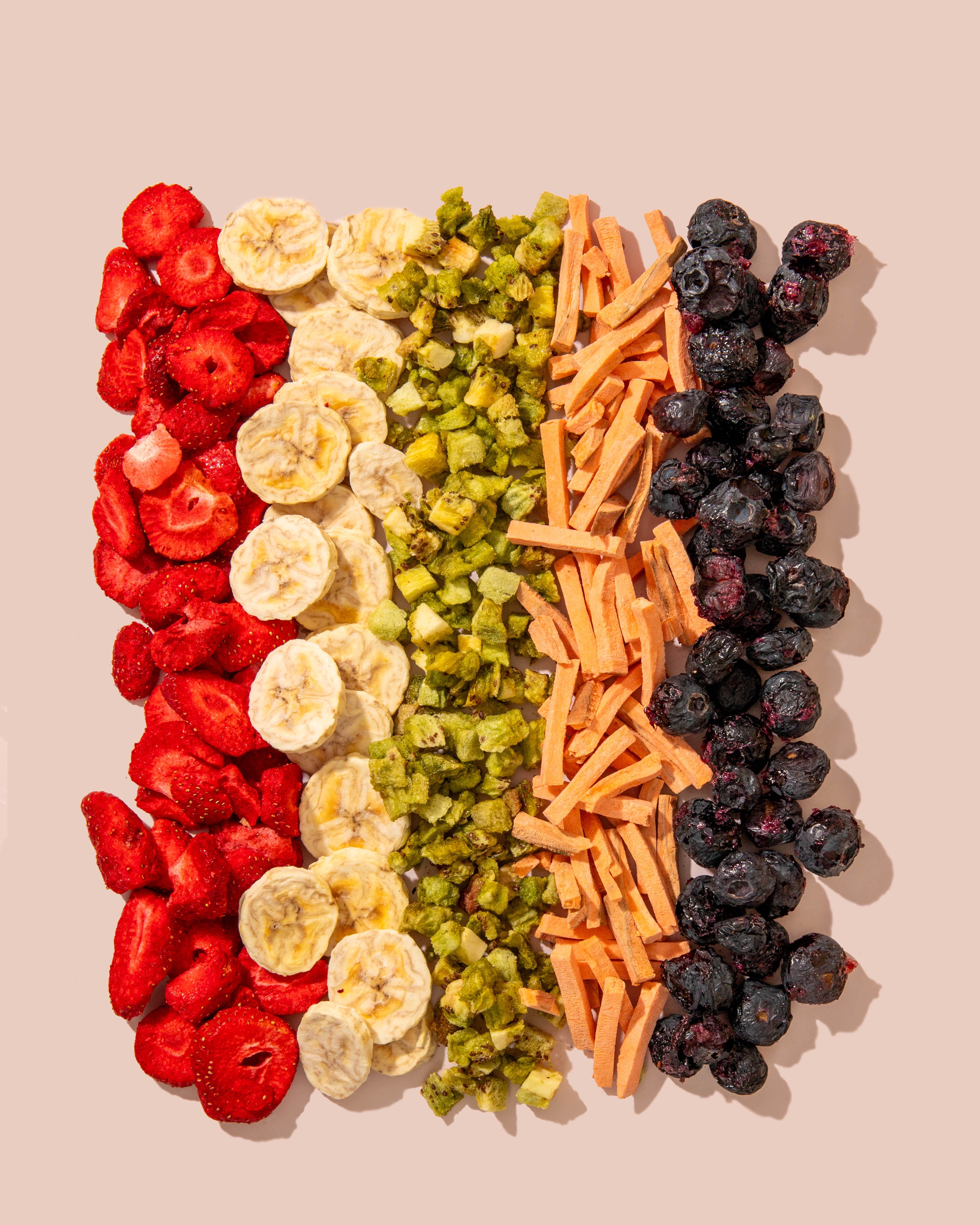 Freeze Dried Strawberry, Banana, Kiwi & Blueberry