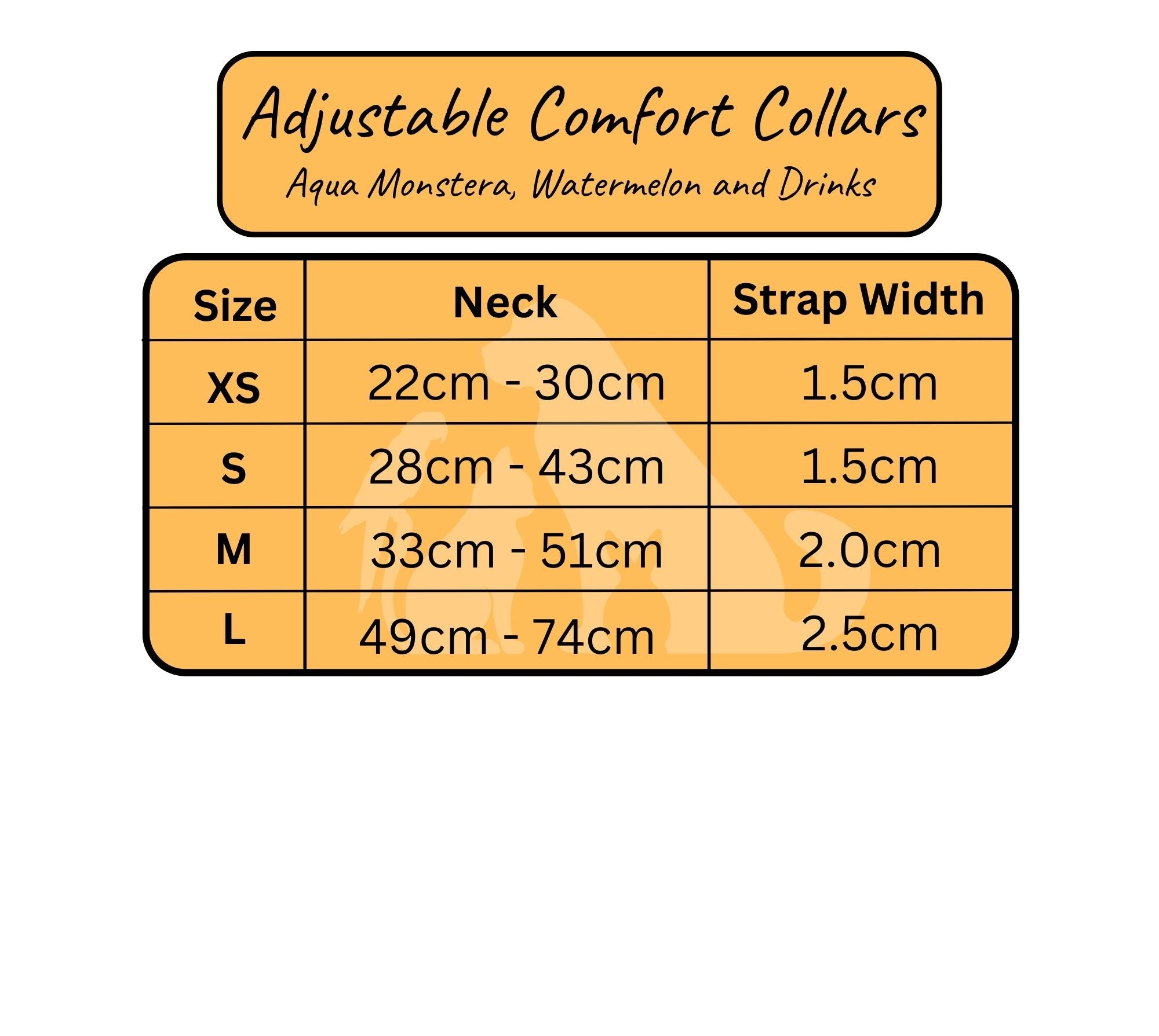 Drink-themed Adjustable Comfort Collar - Pookie Pets