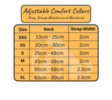 Adjustable Comfort Collar in Monsteras Print by Pookie Pets