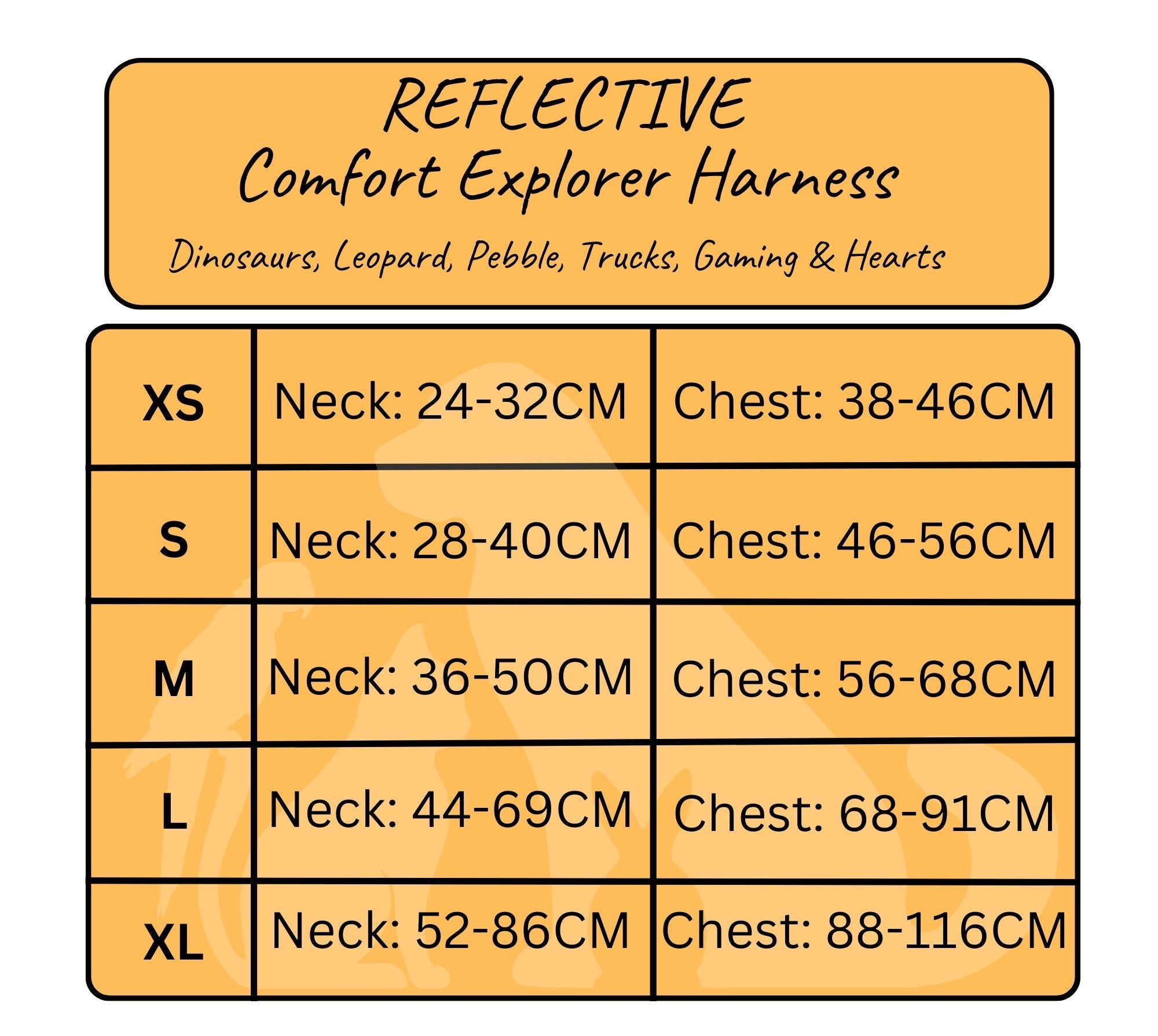 Reflective Comfort Explorer Harness with Dinosaur Theme by Pookie Pets