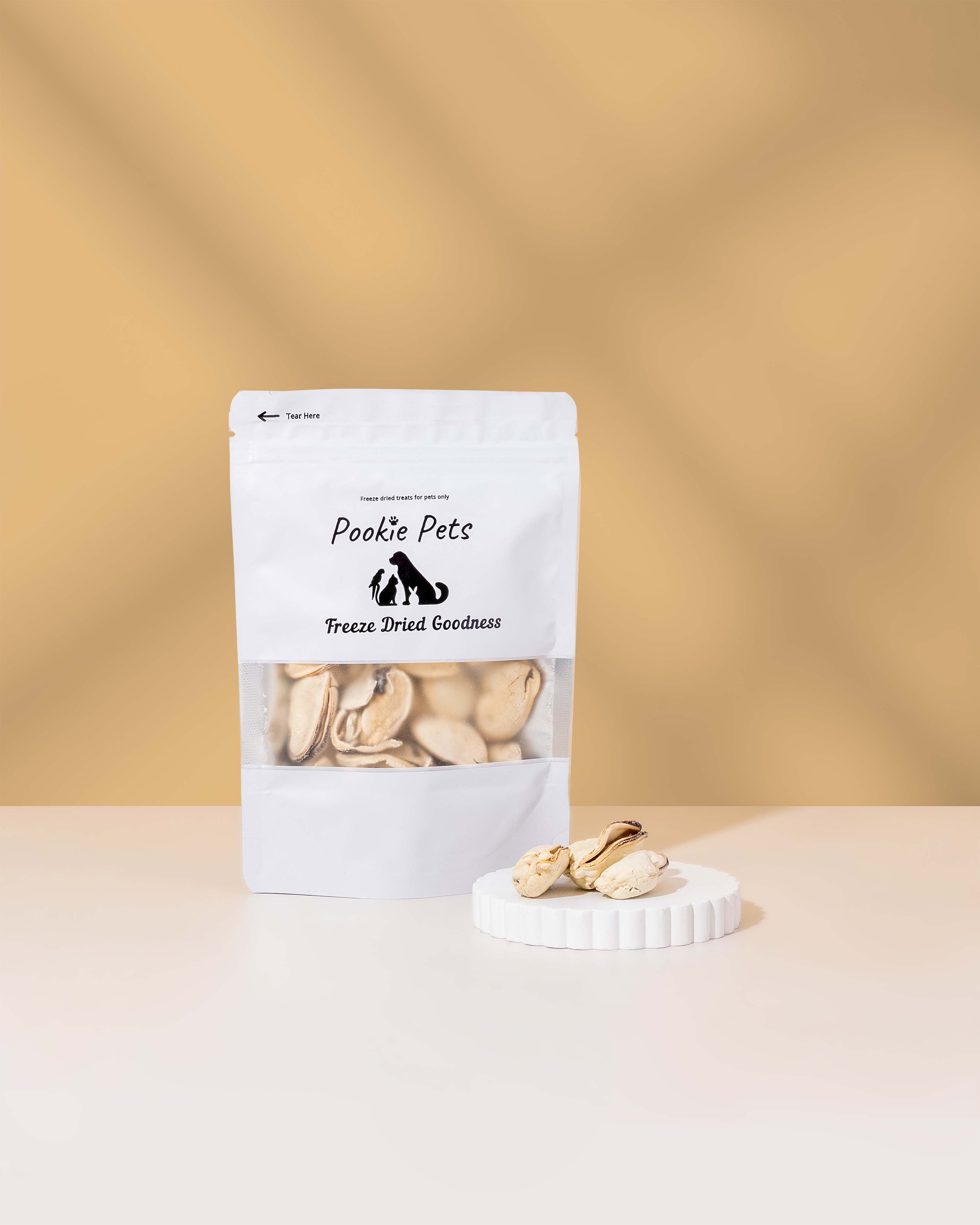 Australian freeze dried green lipped mussel dog and cat treats joint support