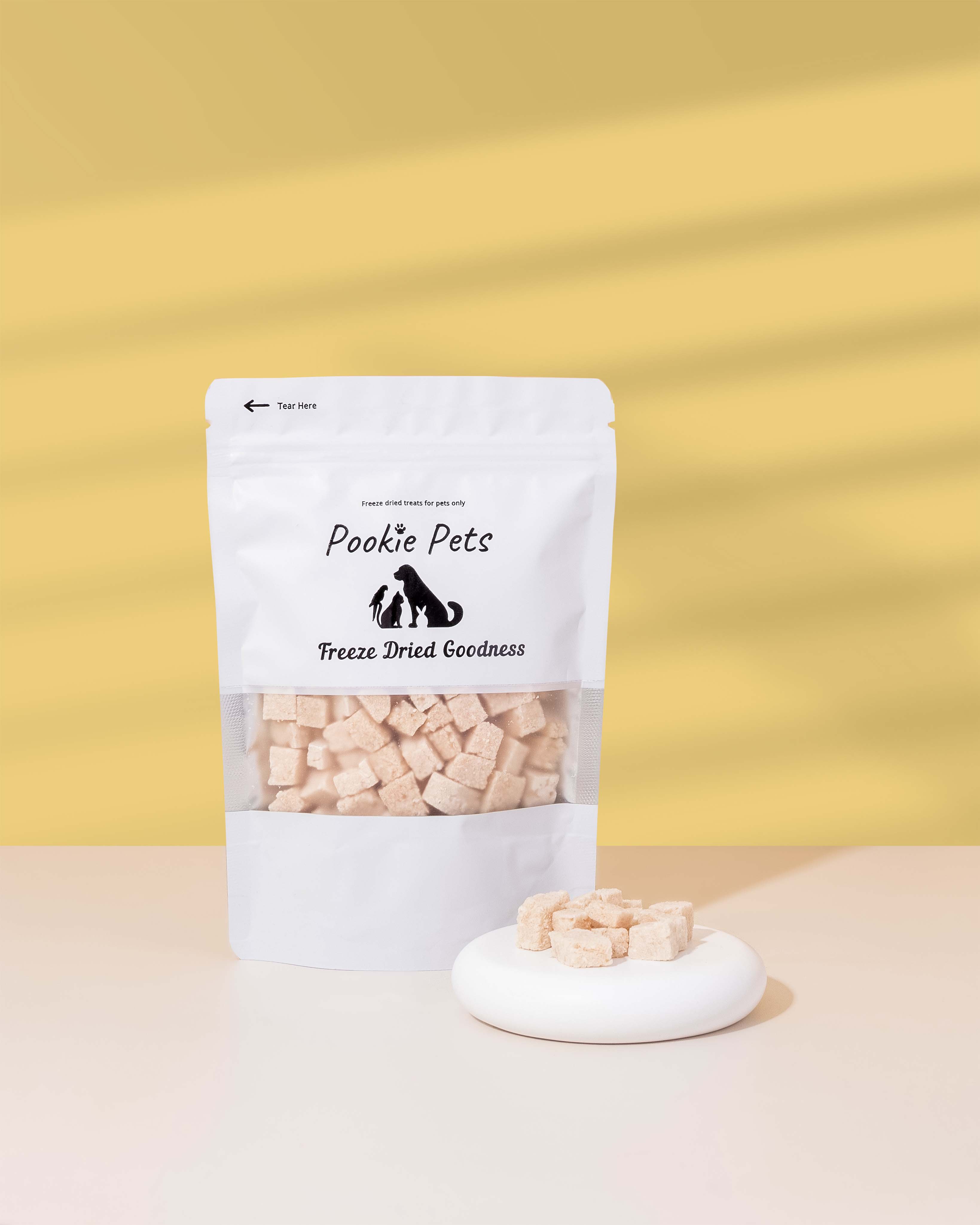 Freeze dried chicken breast minced first handmade in Sydney by a vet nurse