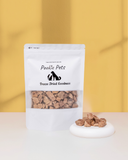Pookie Pets freeze dried duck breast treats for dogs and cats in a resealable pouch