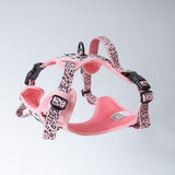 REFLECTIVE Comfort Explorer Dog Harness: LEOPARD PRINT Pattern