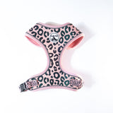 Leopard-print Reflective Adjustable Comfort Harness - Pookie Pets