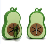 Silicone Avocado Poop Bag Dispenser Set – Hands-Free Pet Waste Holder