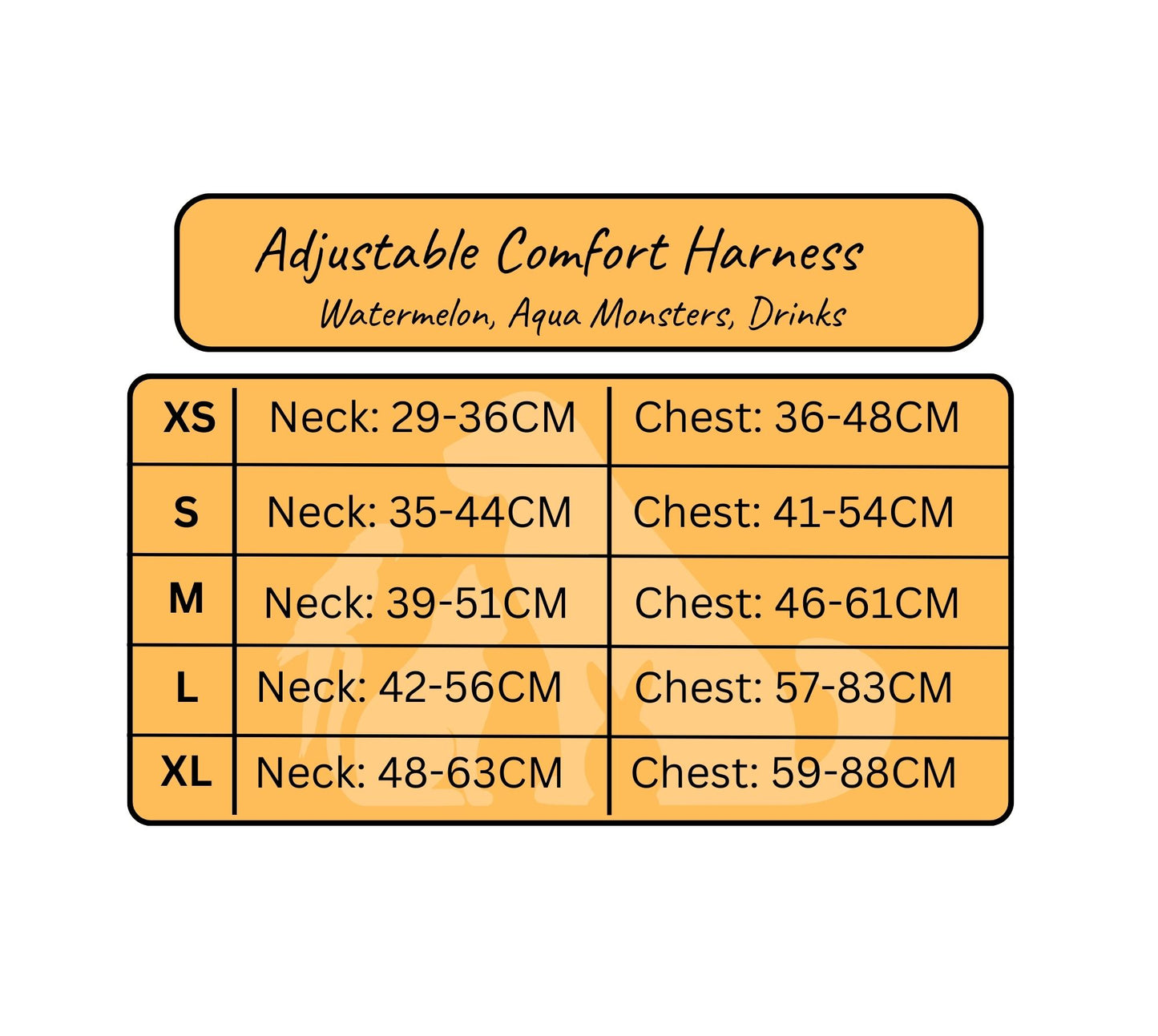 Adjustable Comfort Dog Harness: DRINKS Pattern