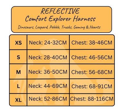 REFLECTIVE Comfort Explorer Harness: PEBBLES