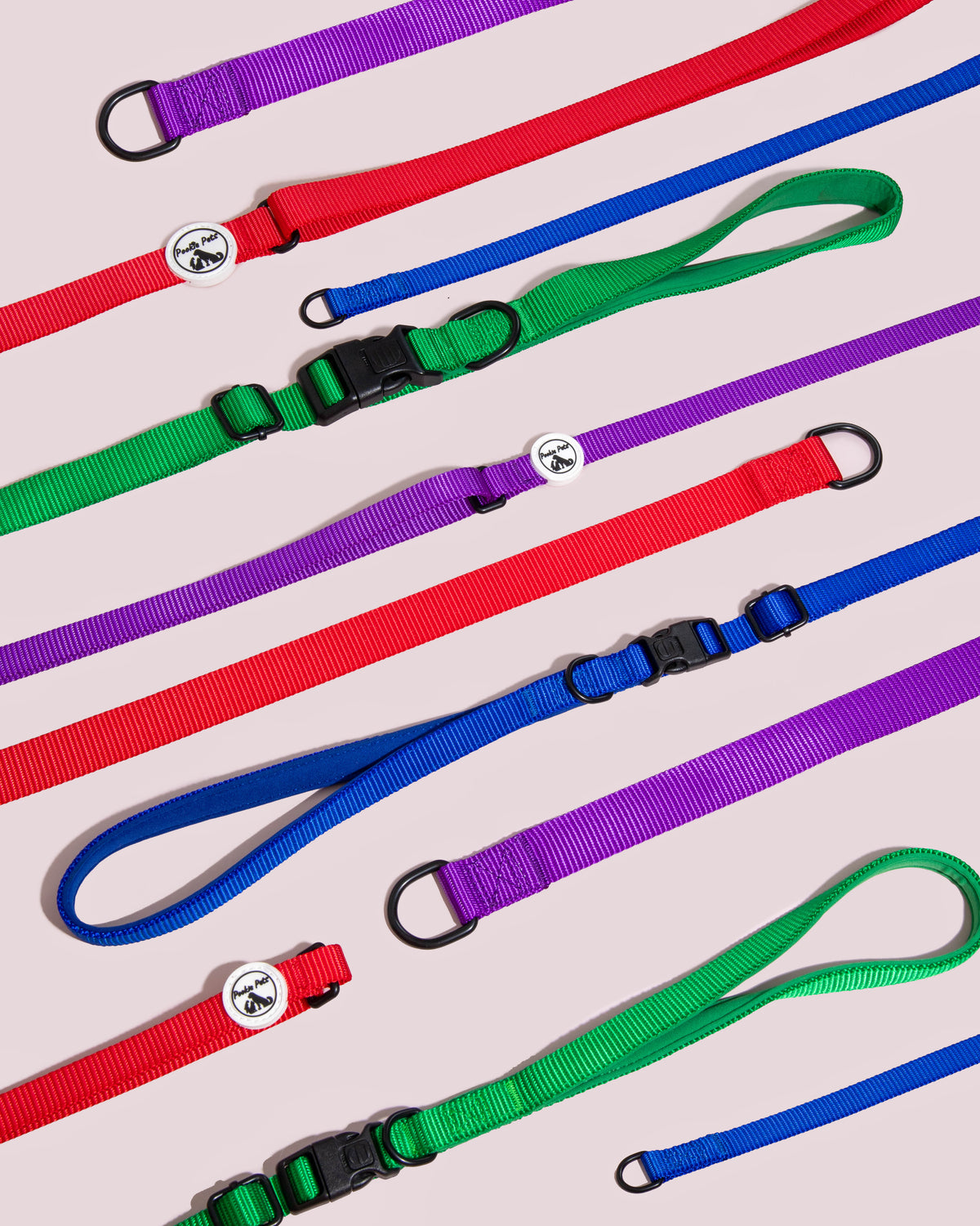 Pookie Pets slip leash close-up of buckle and ring
