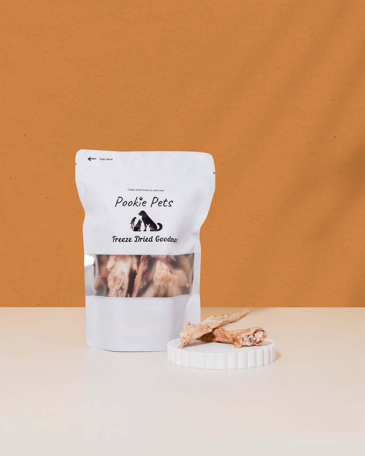Australian freeze dried chicken wing pet treats high in calcium and protein