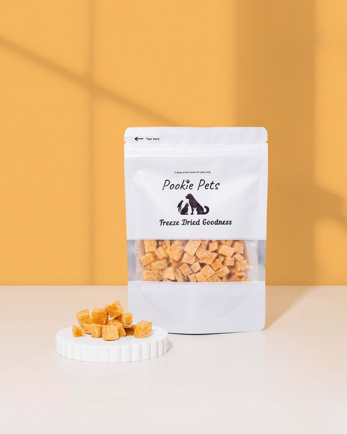 Freeze-Dried Salmon in Pookie Pets Bag