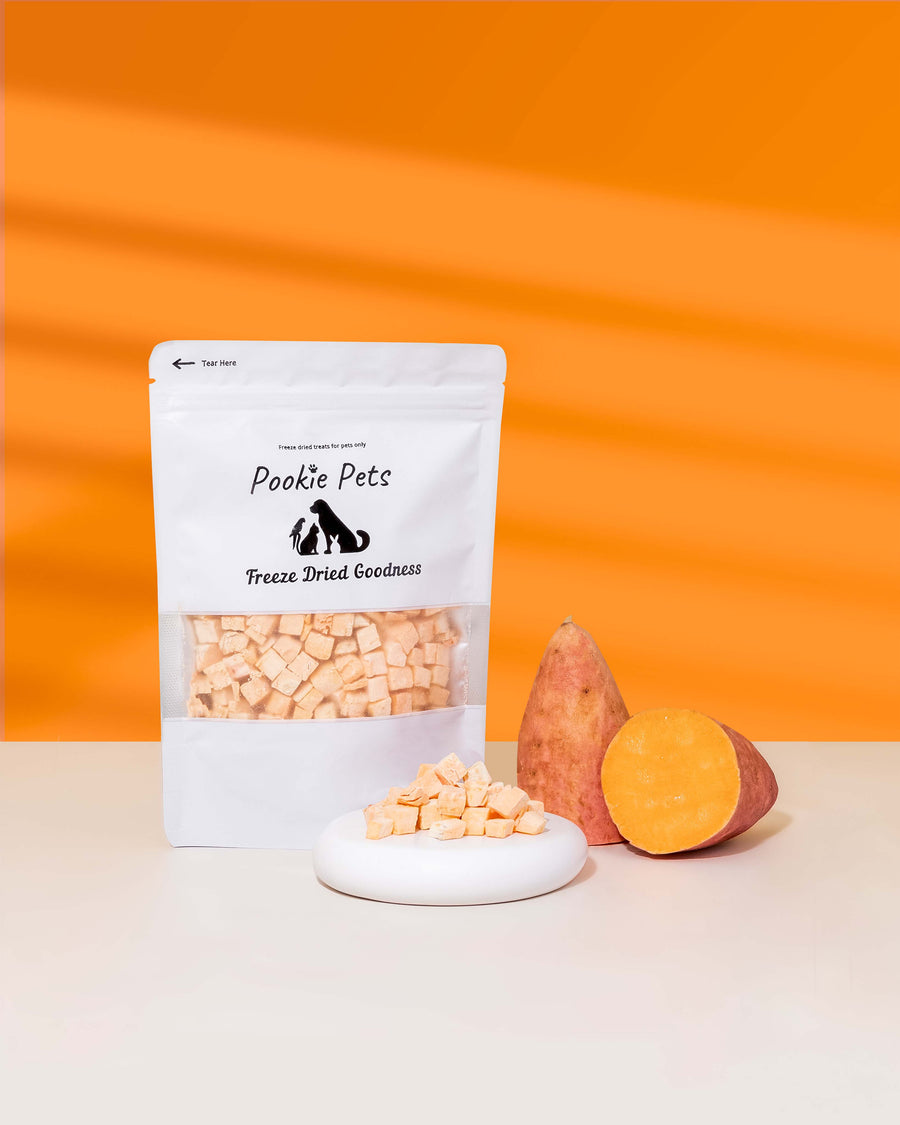 Freeze Dried Sweet Potato Cubes