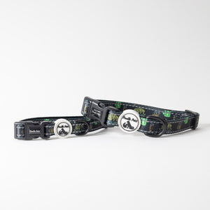 Adjustable Comfort Dog Collar: DRINKS Pattern