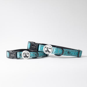 Adjustable Comfort Dog Collar: DANDELION Pattern