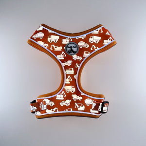 REFLECTIVE Adjustable Comfort Dog Harness: TRUCKS
