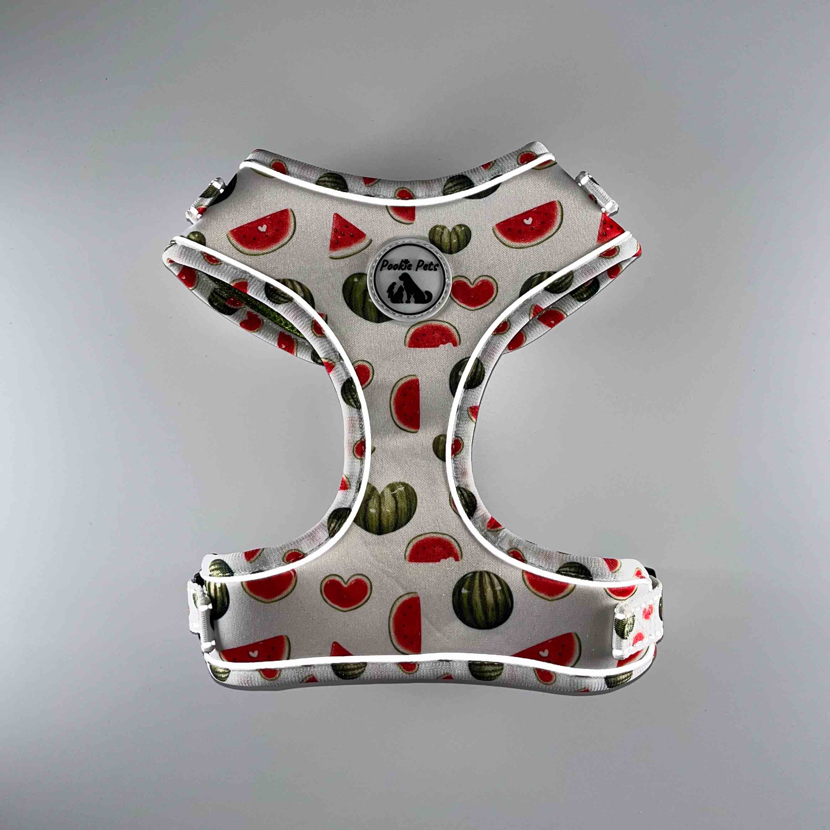 Adjustable Comfort Dog Harness - WATERMELON Pattern