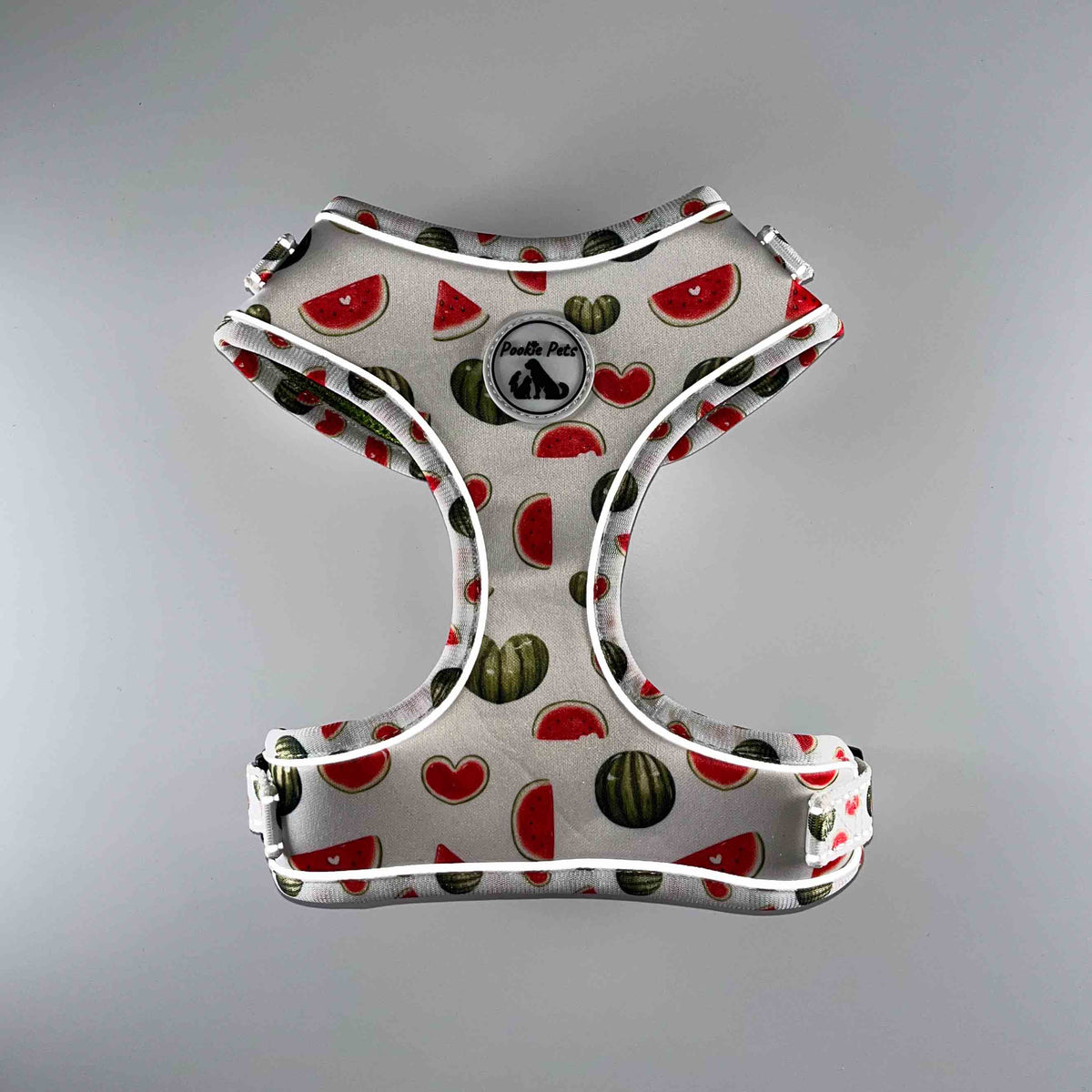 Adjustable Comfort Dog Harness - WATERMELON Pattern