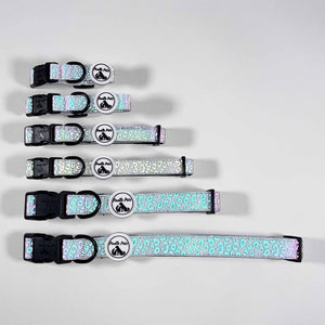 REFLECTIVE Adjustable Comfort Dog Collar: LEOPARD Pattern
