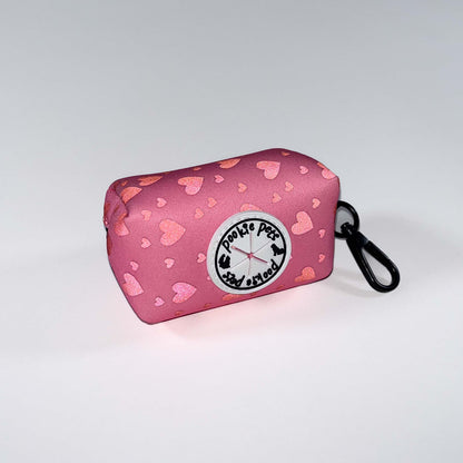 Reflective Poop Bag Dispensers with Heart Patterns - Pookie Pets