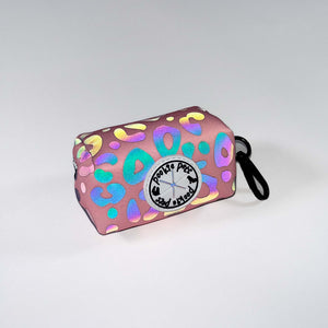 REFLECTIVE Poop Bag Dispenser: LEOPARD