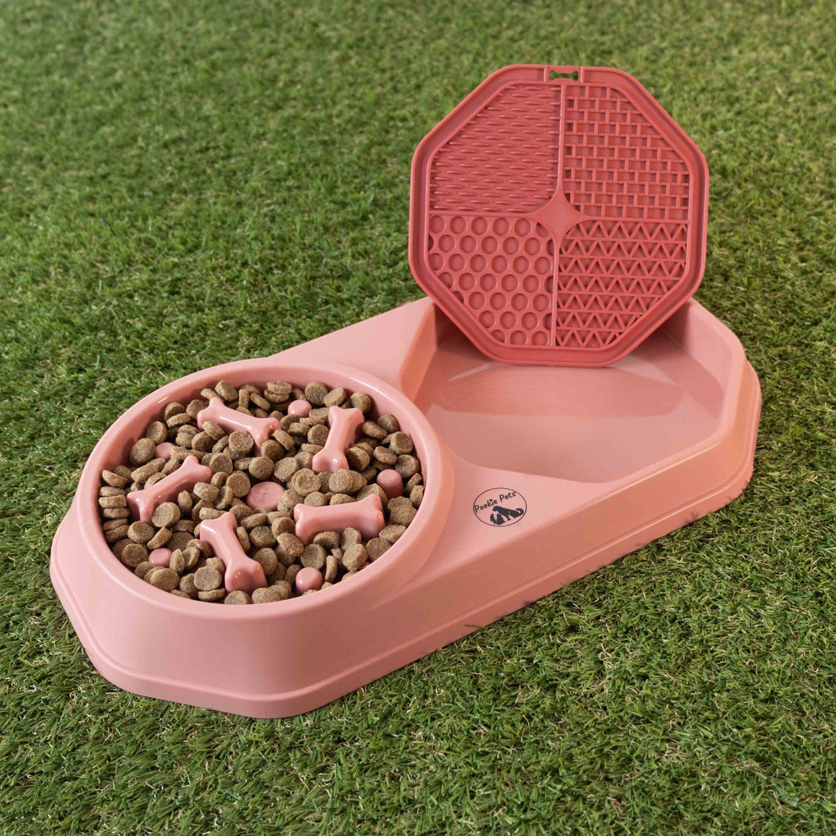 Slow Feeder & Lick Mat Dog Bowl
