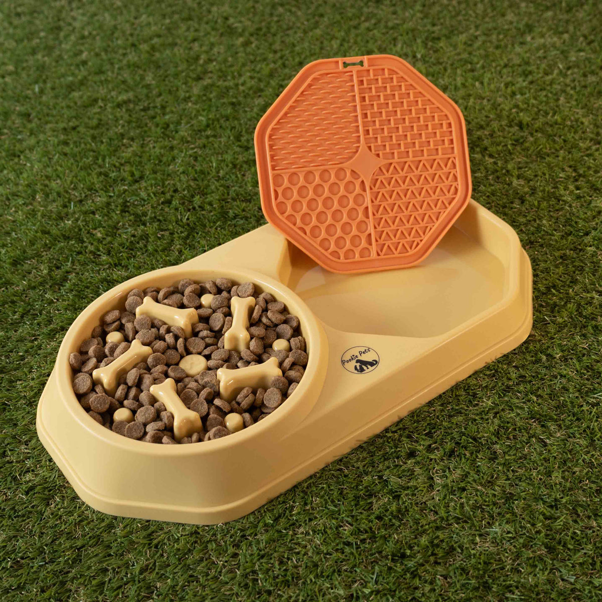Slow Feeder & Lick Mat Dog Bowl