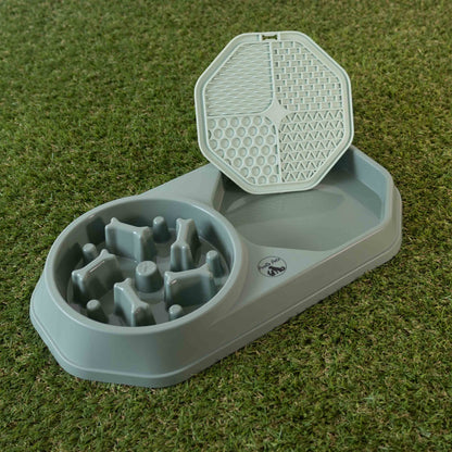 Slow Feeder & Lick Mat Dog Bowl