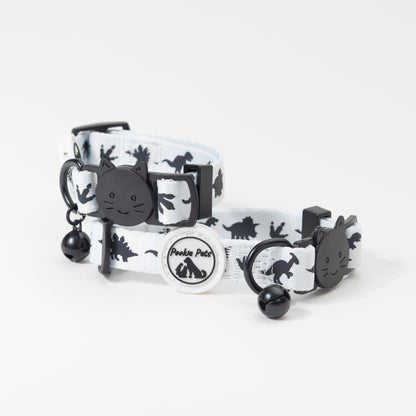 Comfortable cat collar with enhanced reflectivity and snap-release buckle for pet safety